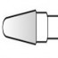 Fräser aus Wolframcarbid MC 079QF: Grober Abrieb. Ideal für starkes und aggressives Schleifen von Nägeln
